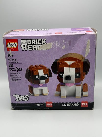 LEGO Brick Headz Saint-Bernard et son chiot (#40543)