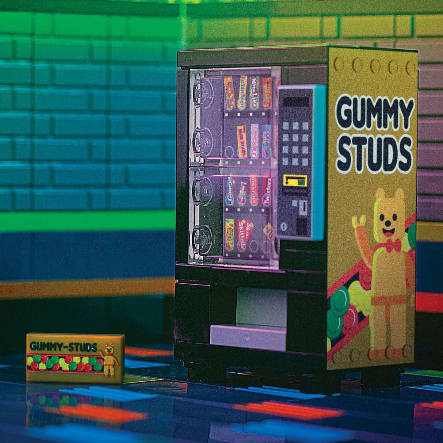 B3 Customs® - Gummy Studs - Custom LEGO Candy Vending Machine