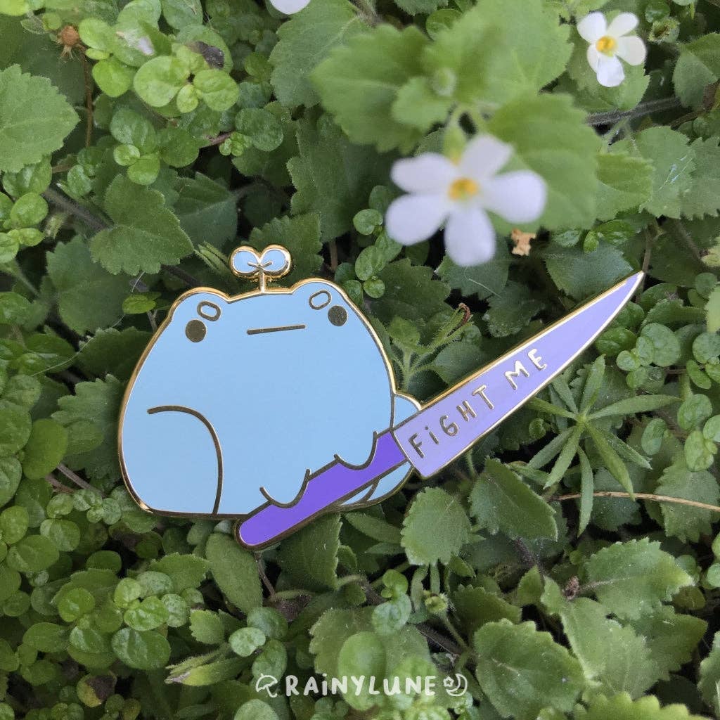 Sprout the Frog - "Fight Me" - Pin coleccionable