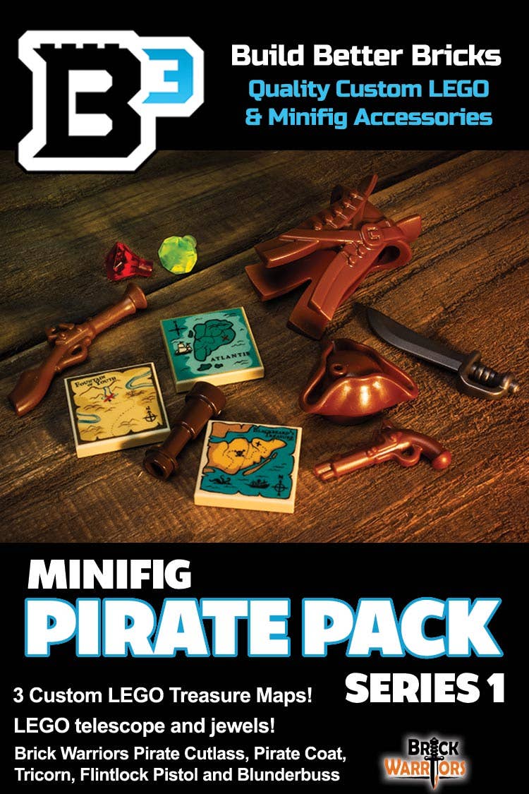 B3 Customs® - Pirate Minifig Pack - Custom LEGO pack