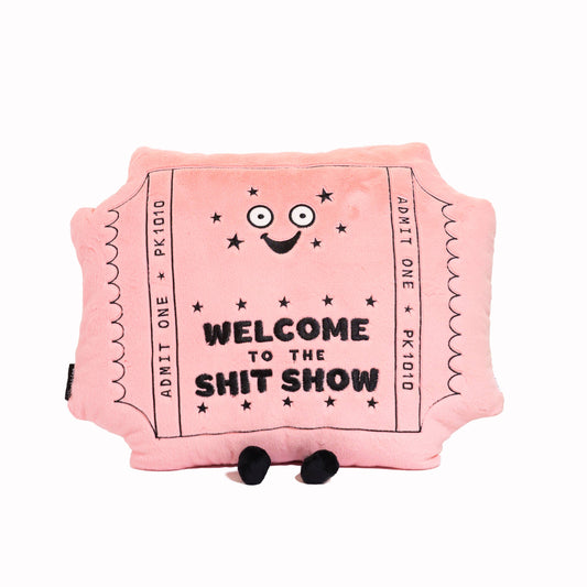 Punchkins Pillow - "Welcome to the Sh*t Show" Large Plush