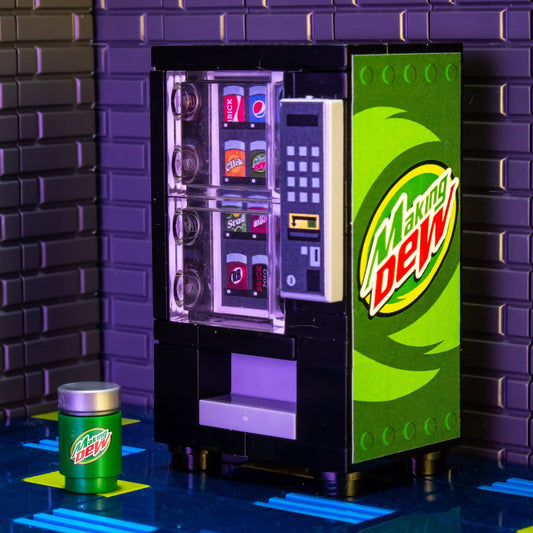 B3 Customs® - Making Dew - Custom LEGO Soda Vending Machine