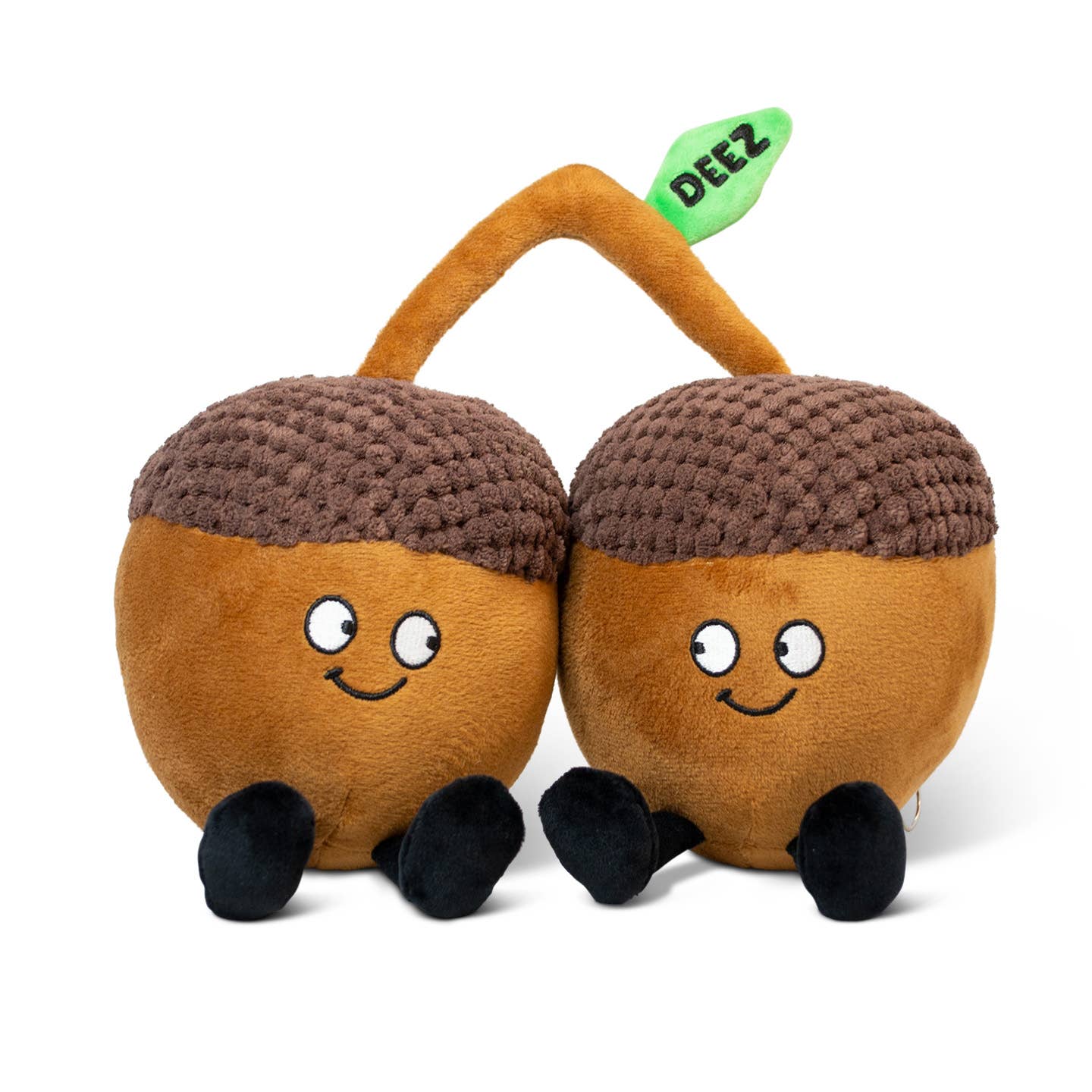 Punchkins - "Deez Nuts" Novelty Plushie Nuts, Funny White Elephant Holiday Gift