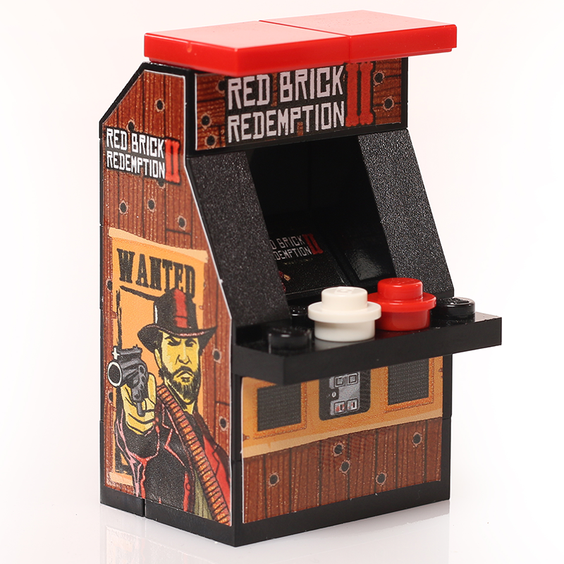 B3 Customs® - Red Brick Redemption II - Custom LEGO Arcade Machine