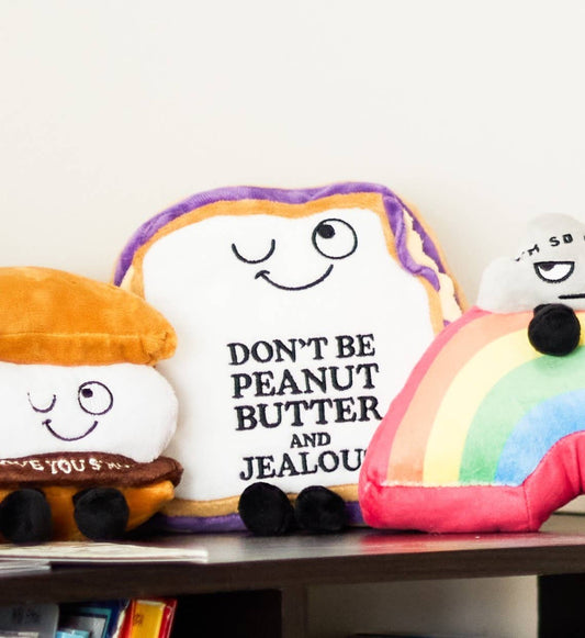 Punchkins - Peluche PB&amp;J "No seas mantequilla de maní y celoso"