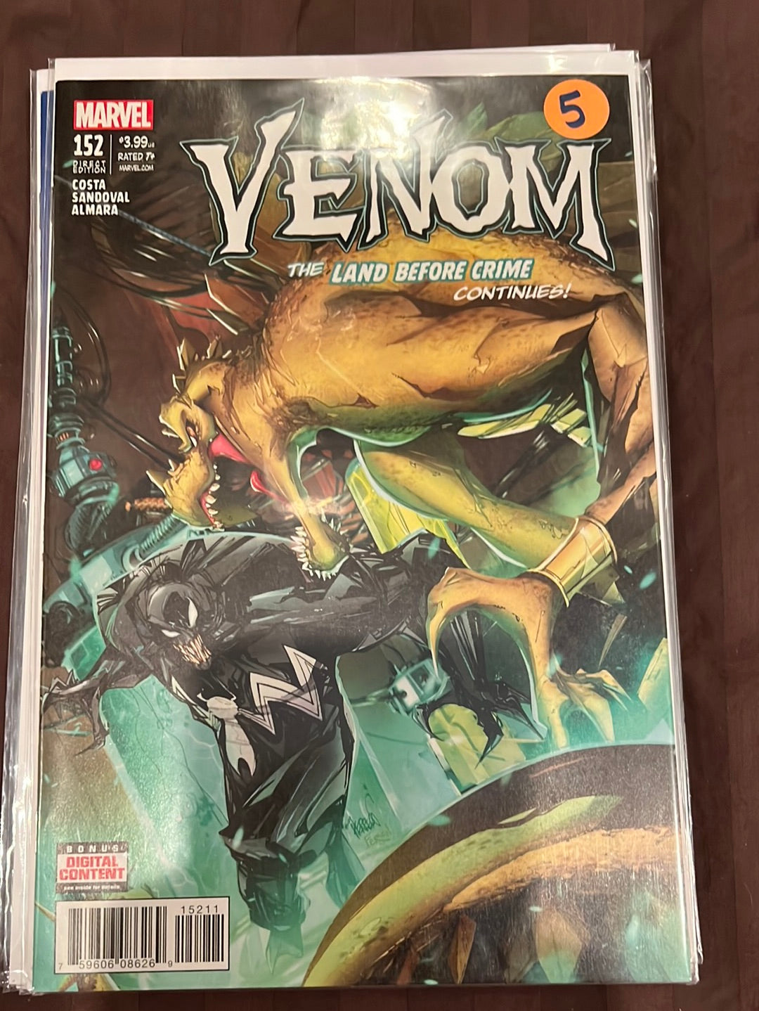 Venom Runs et variantes de couvertures/titres