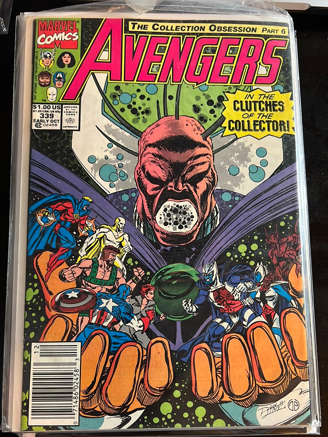 Avengers vol 1 (Starting at issues #301, and annuals)