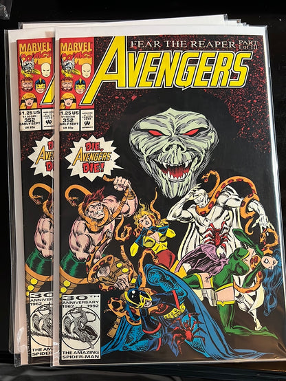 Avengers vol 1 (Starting at issues #301, and annuals)