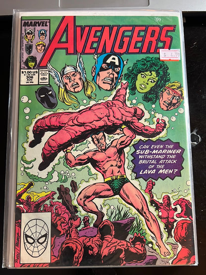 Avengers vol 1 (Starting at issues #301, and annuals)