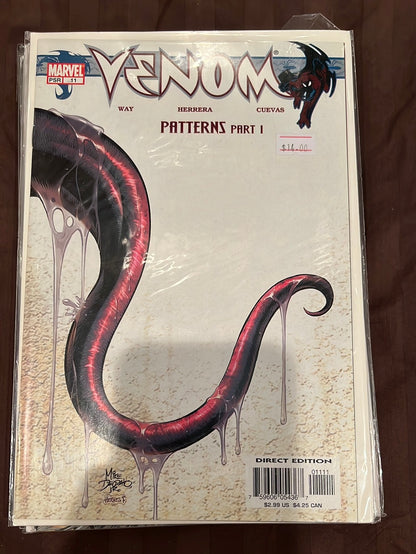 Venom Runs et variantes de couvertures/titres