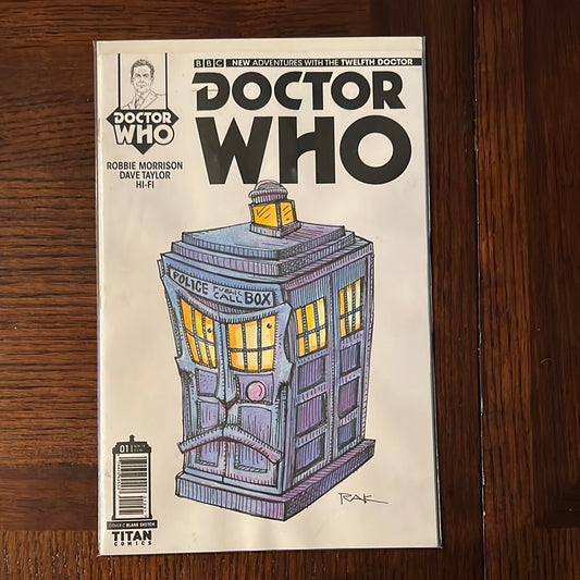 Doctor Who #1 sketch blank