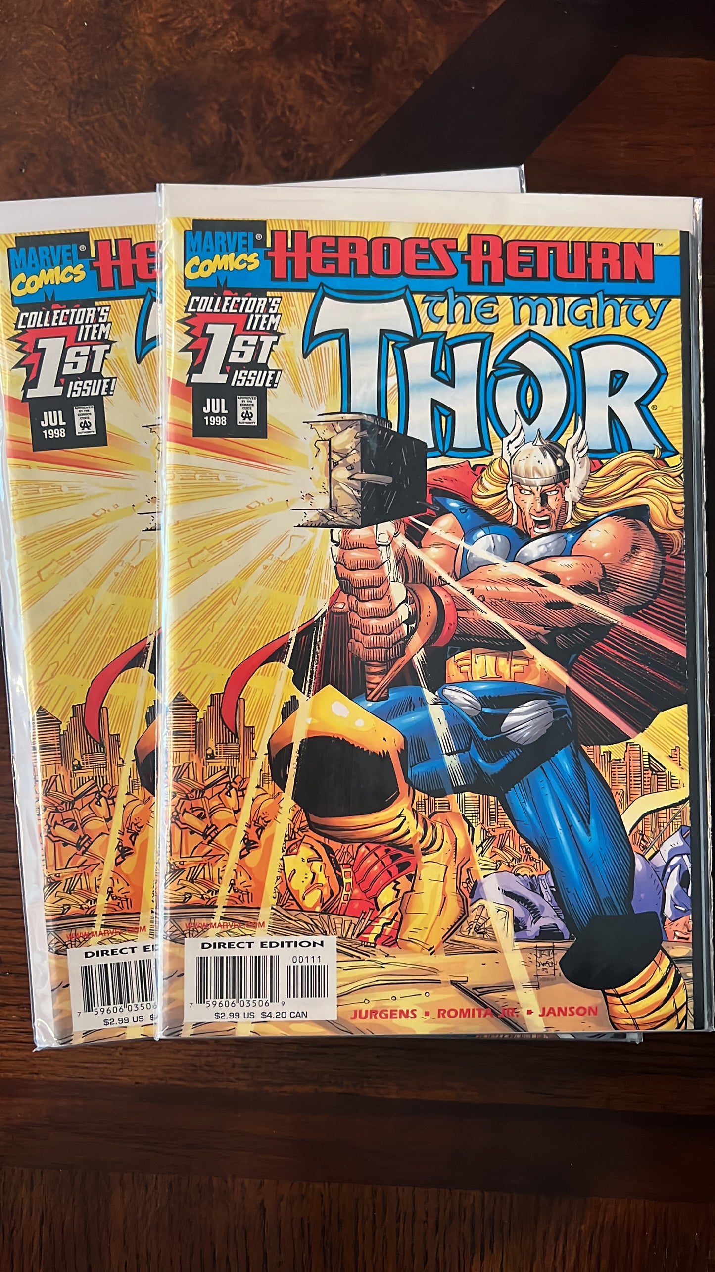 Thor v2, v3, v4, v5, v6, Mighty Thor v2