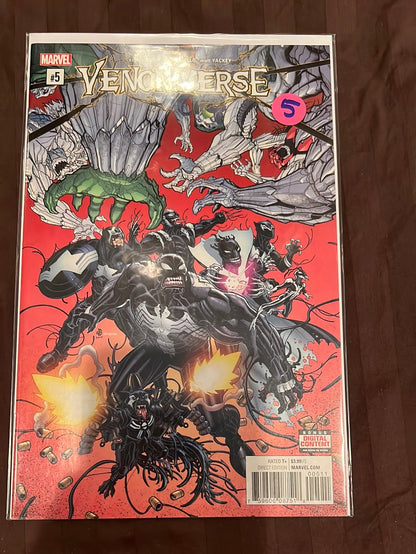 Venom Runs et variantes de couvertures/titres