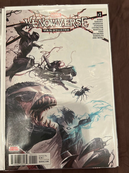 Venom Runs et variantes de couvertures/titres