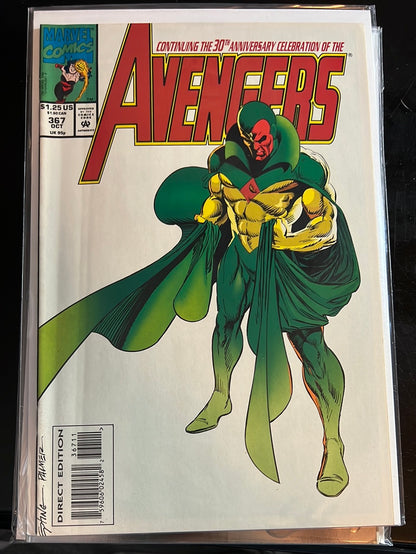 Avengers vol 1 (Starting at issues #301, and annuals)