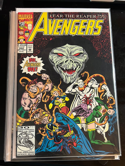 Avengers vol 1 (Starting at issues #301, and annuals)