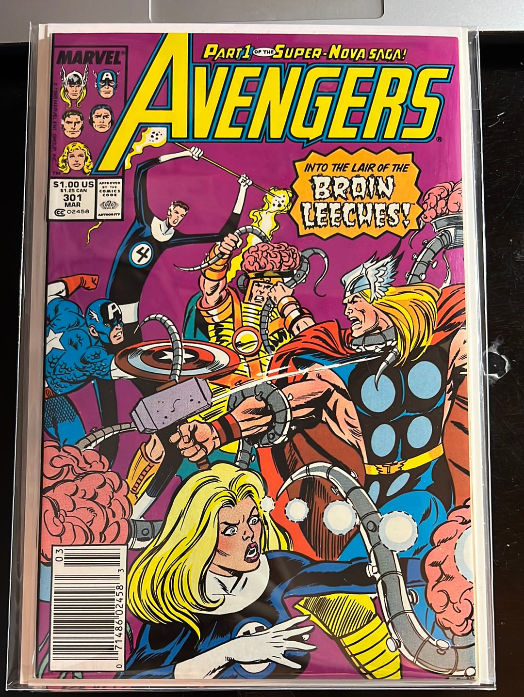 Avengers vol 1 (Starting at issues #301, and annuals)